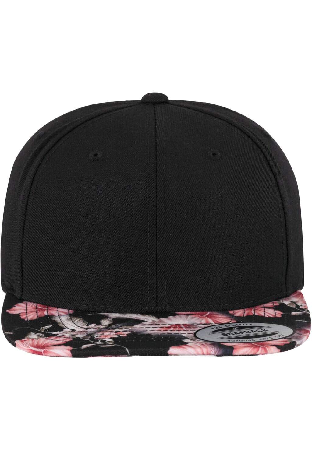 Snapbackpet met bloemetjes
