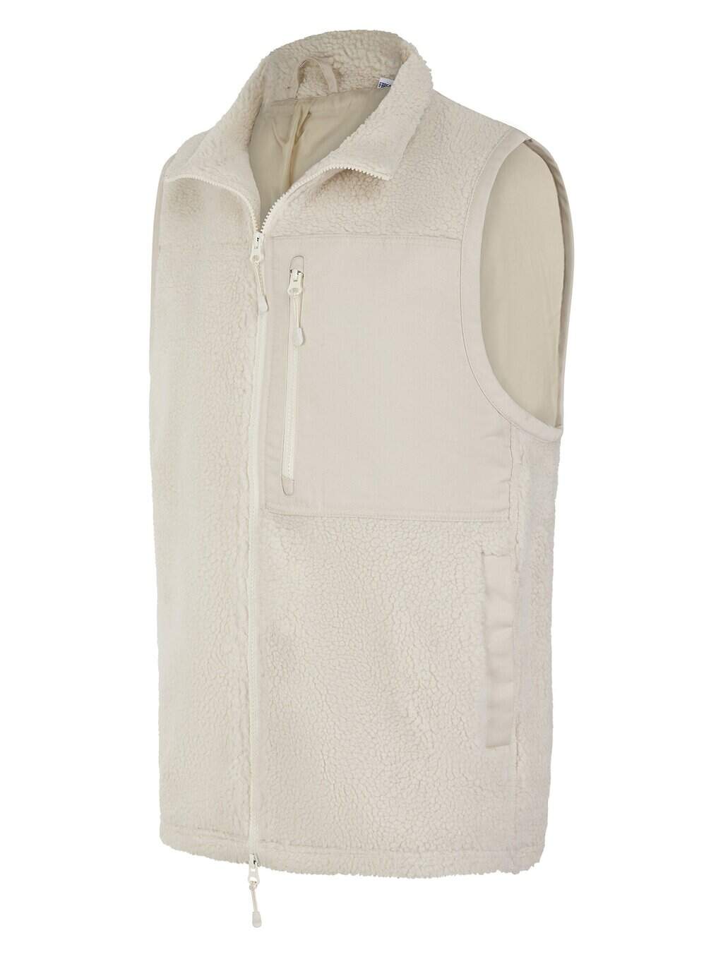 Gerecycled sherpa gilet - Afbeelding 9