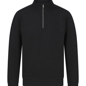 Uniseks sweater met ritskraag