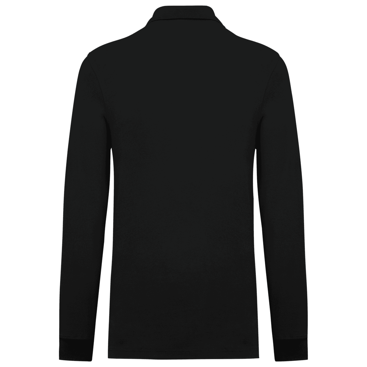Bio180 piqué herenpolo lange mouwen - Afbeelding 8