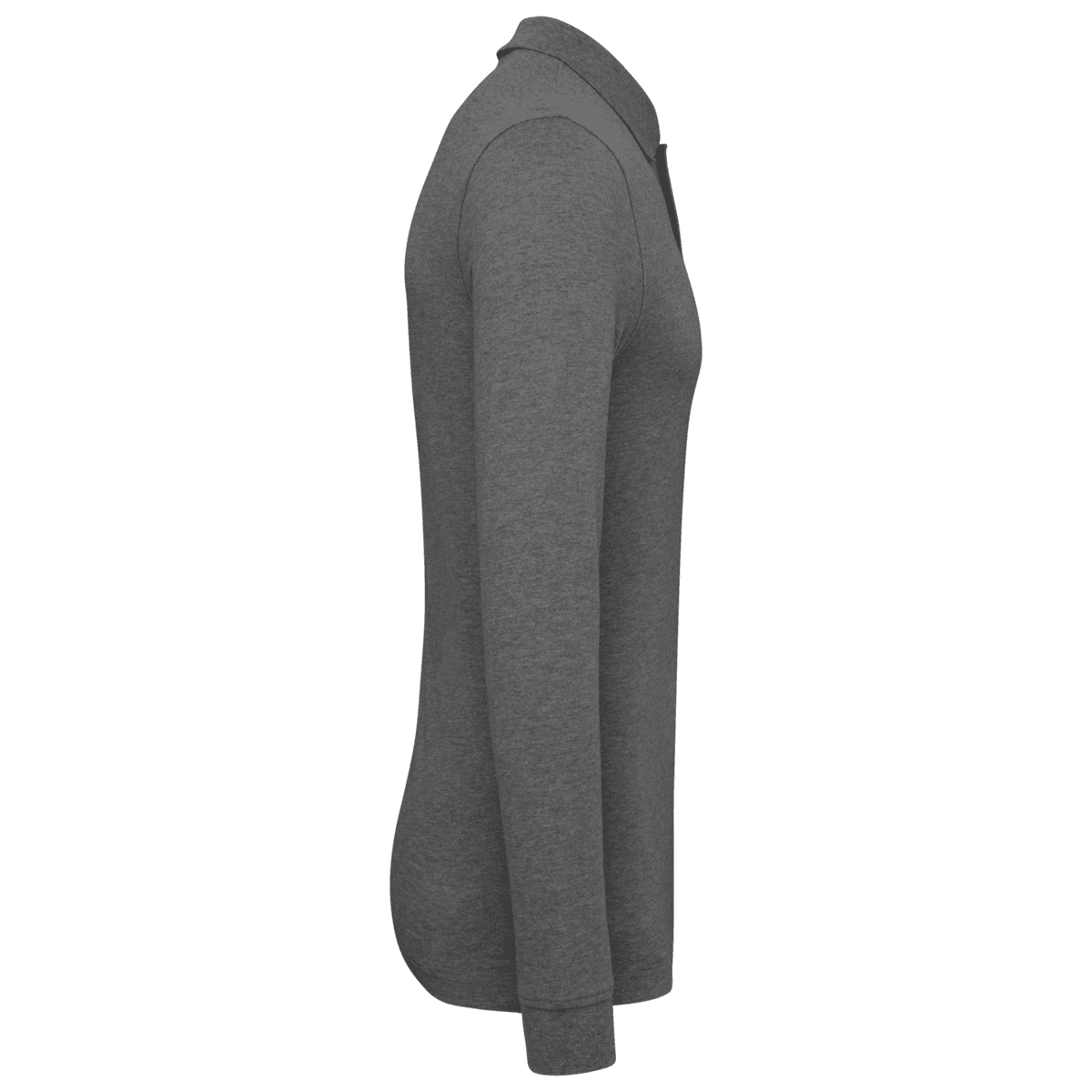 Bio180 piqué herenpolo lange mouwen - Afbeelding 6