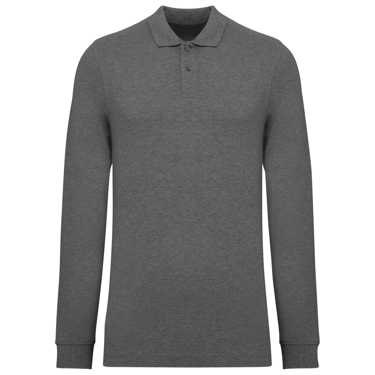Bio180 piqué herenpolo lange mouwen