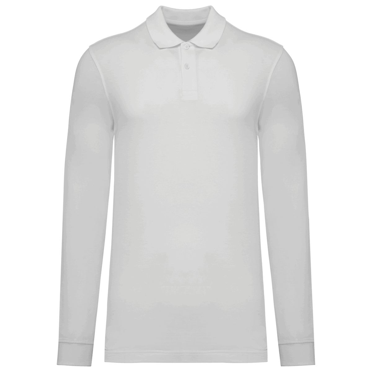Bio180 piqué herenpolo lange mouwen