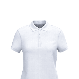 Piqué-damespolo korte mouwen