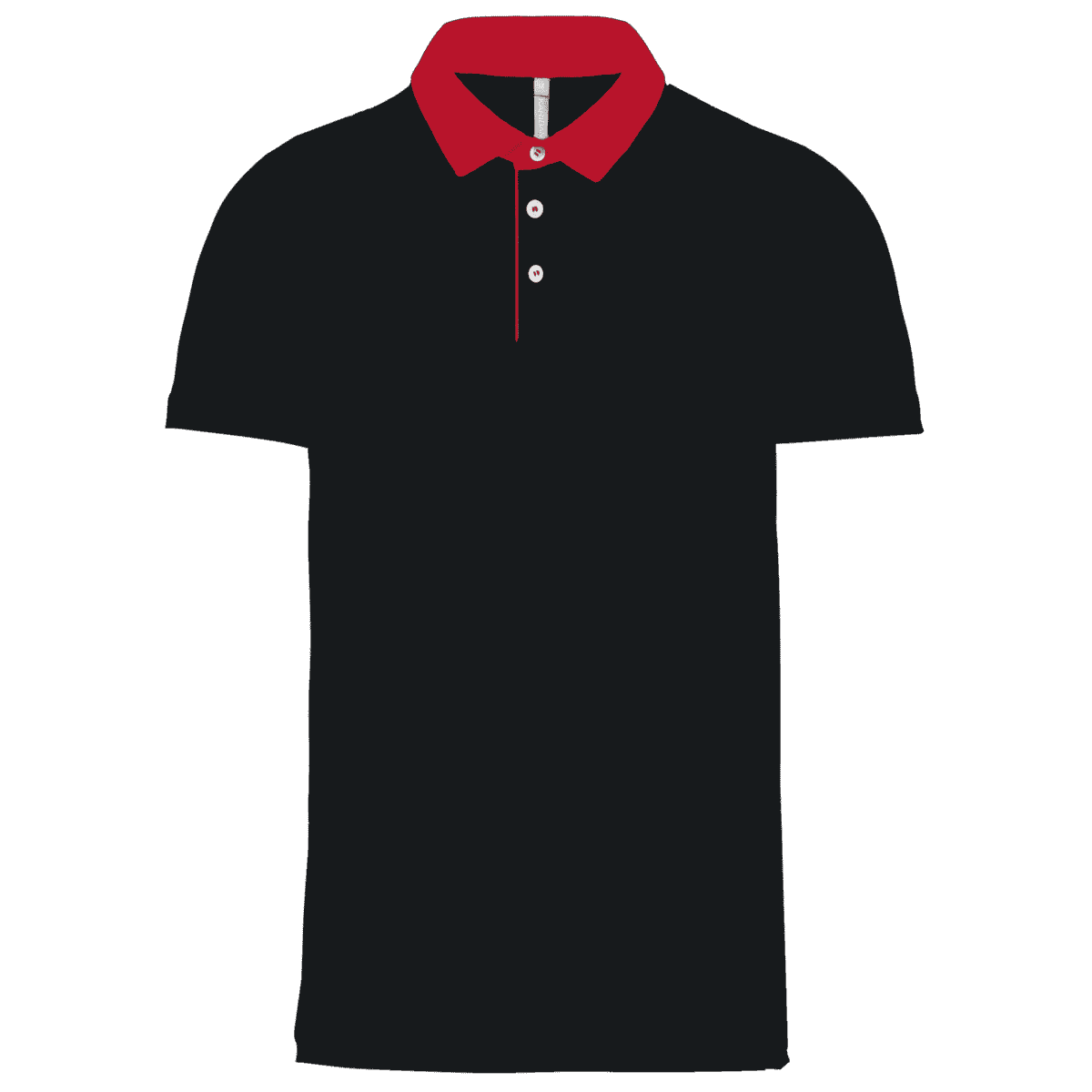Tweekleurige herenpolo jersey
