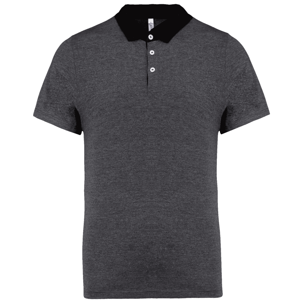 Tweekleurige herenpolo jersey