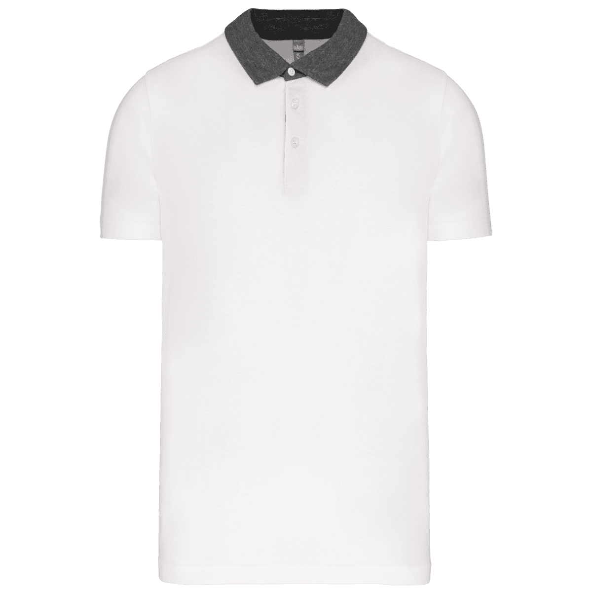 Tweekleurige herenpolo jersey