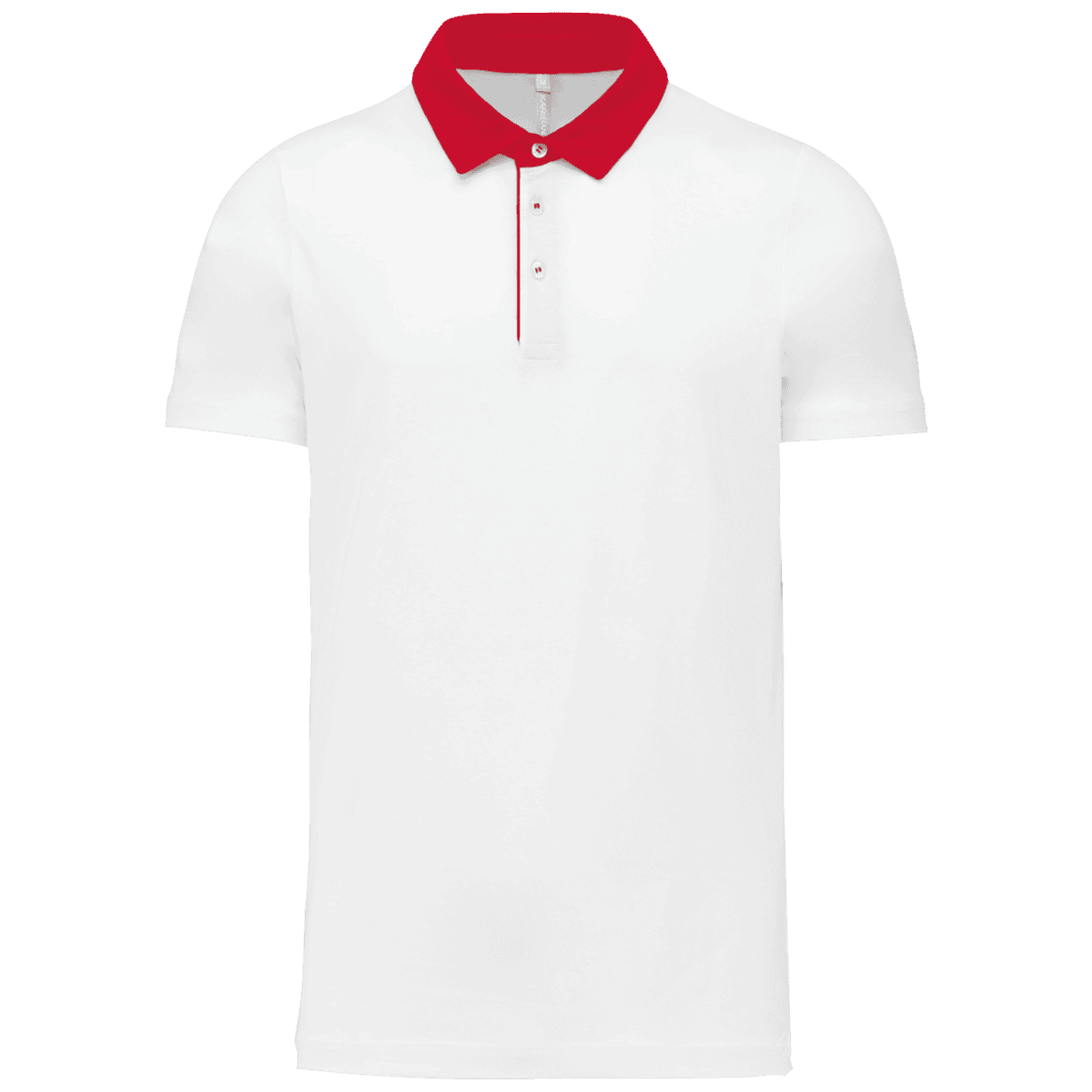 Tweekleurige herenpolo jersey