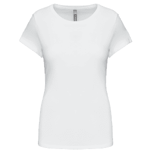 Dames-t-shirt ronde hals korte mouwen