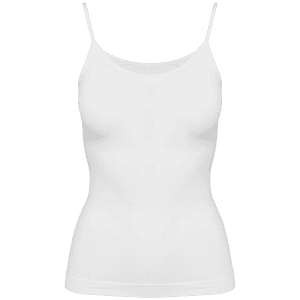 Ecologische en naadloze damestop met dunne schouderbandjes