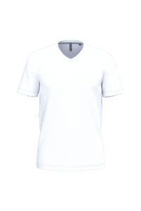 T-shirt V-hals korte mouwen