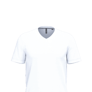 T-shirt V-hals korte mouwen