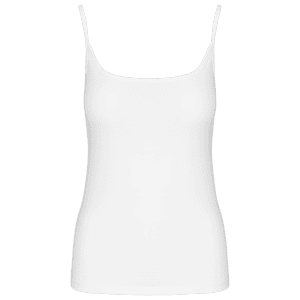 Damestop met schouderbandjes