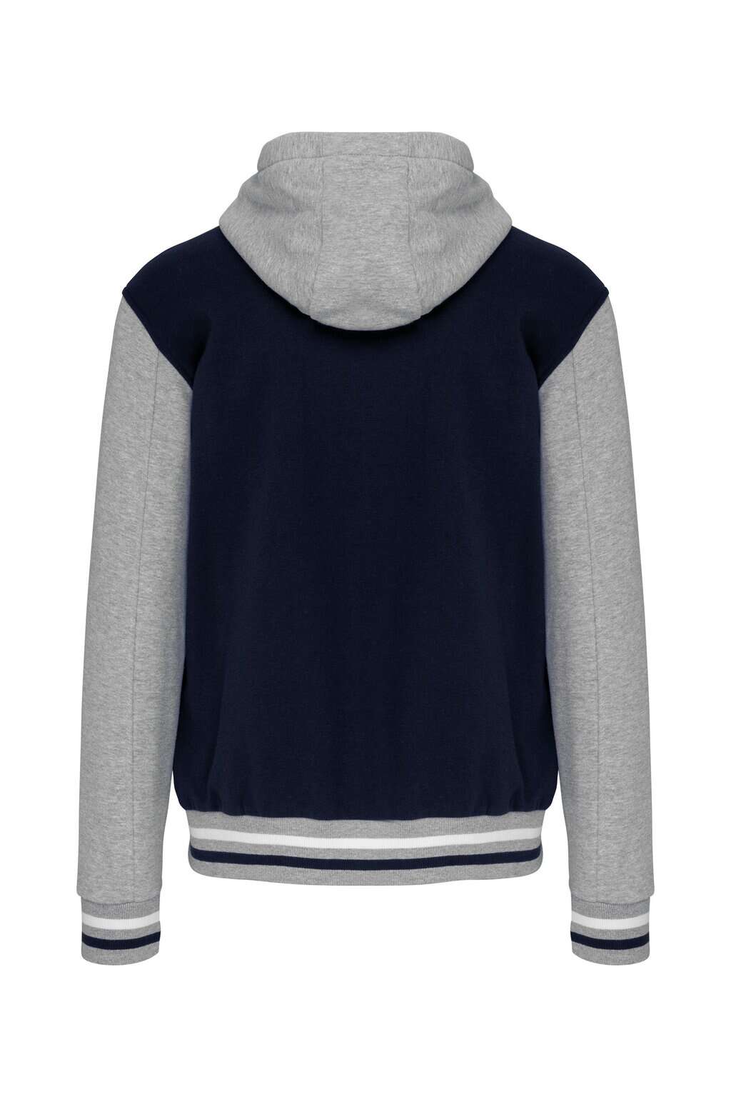 College jacket met capuchon unisex - Afbeelding 2