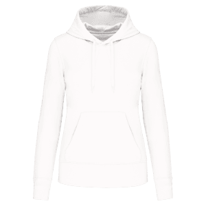 Ecologische damessweater met capuchon