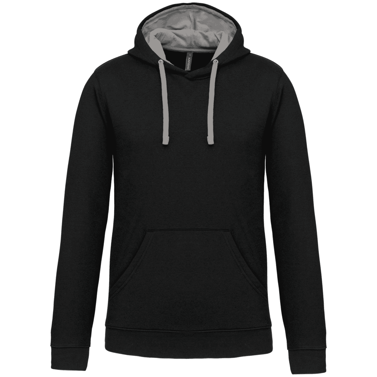 Sweater met contrasterende capuchon