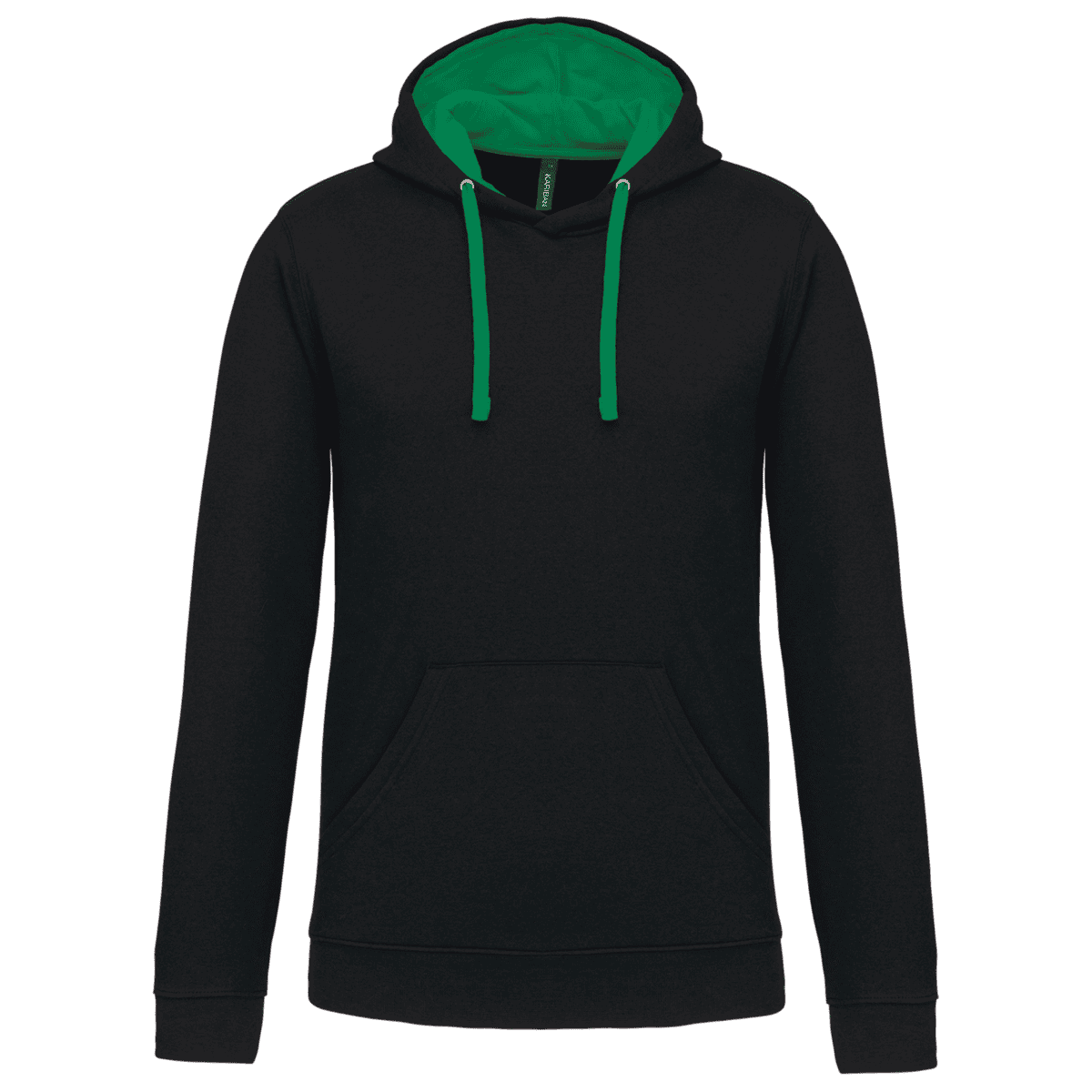 Sweater met contrasterende capuchon
