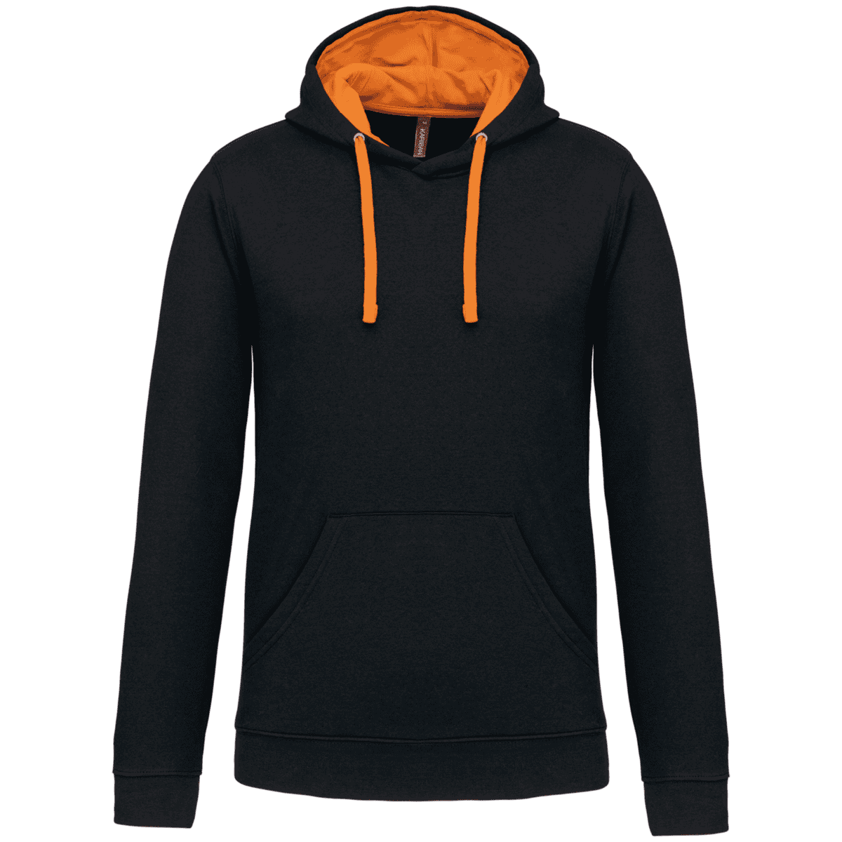 Sweater met contrasterende capuchon