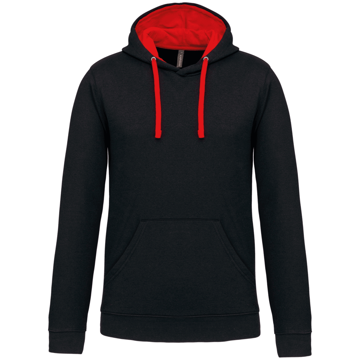 Sweater met contrasterende capuchon