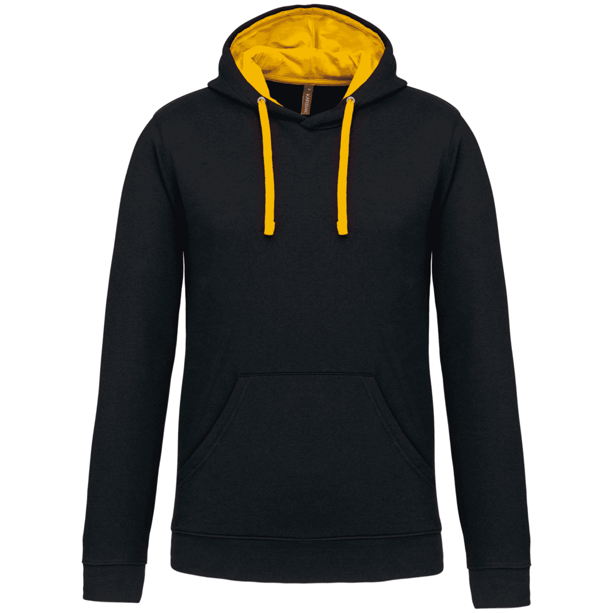 Sweater met contrasterende capuchon