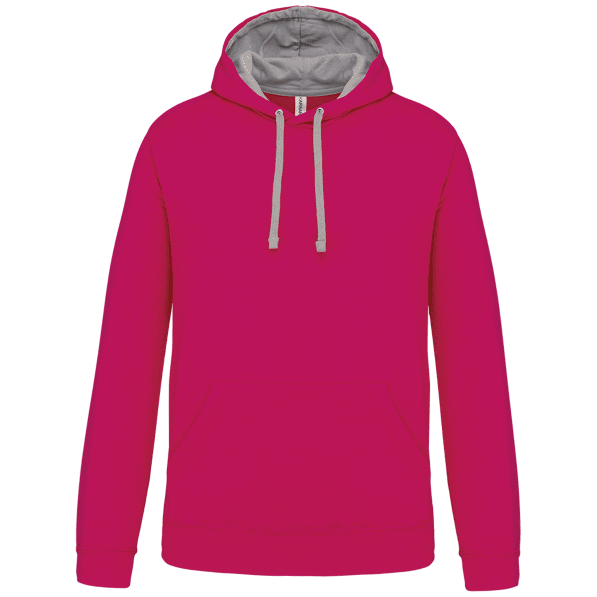 Sweater met contrasterende capuchon