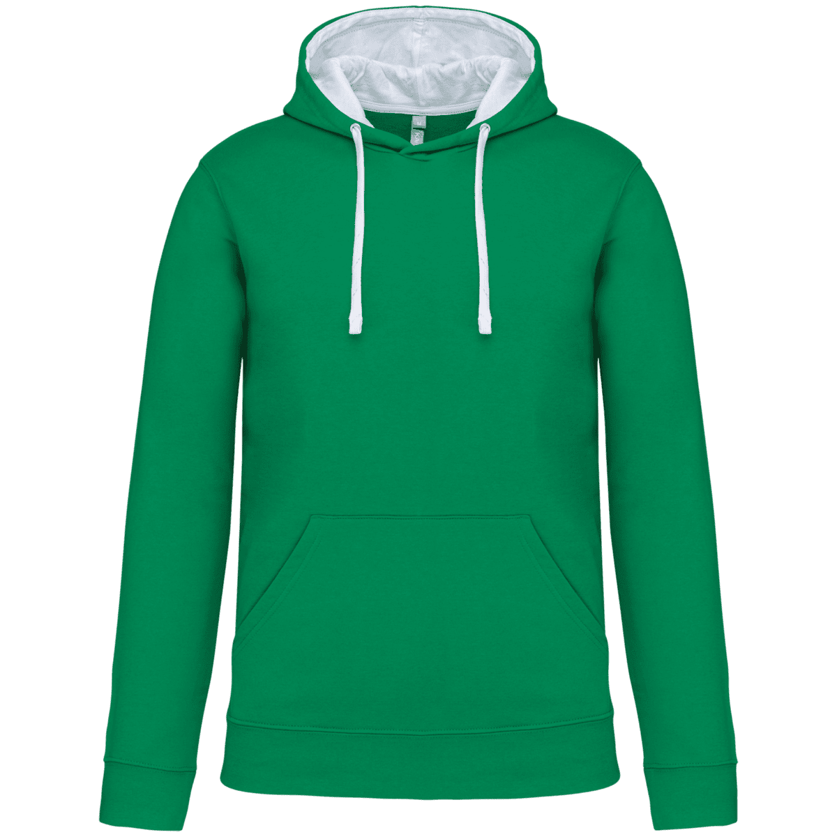 Sweater met contrasterende capuchon