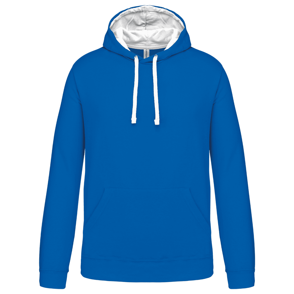 Sweater met contrasterende capuchon