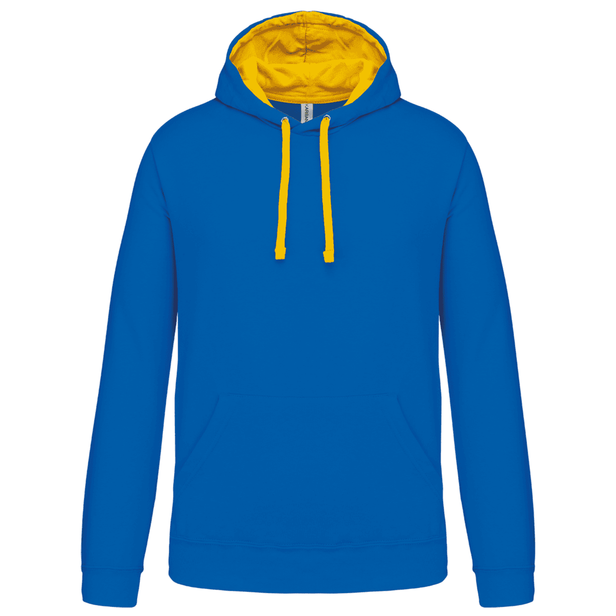 Sweater met contrasterende capuchon