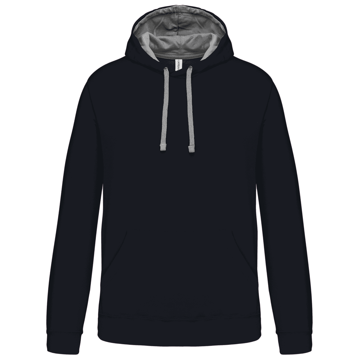 Sweater met contrasterende capuchon