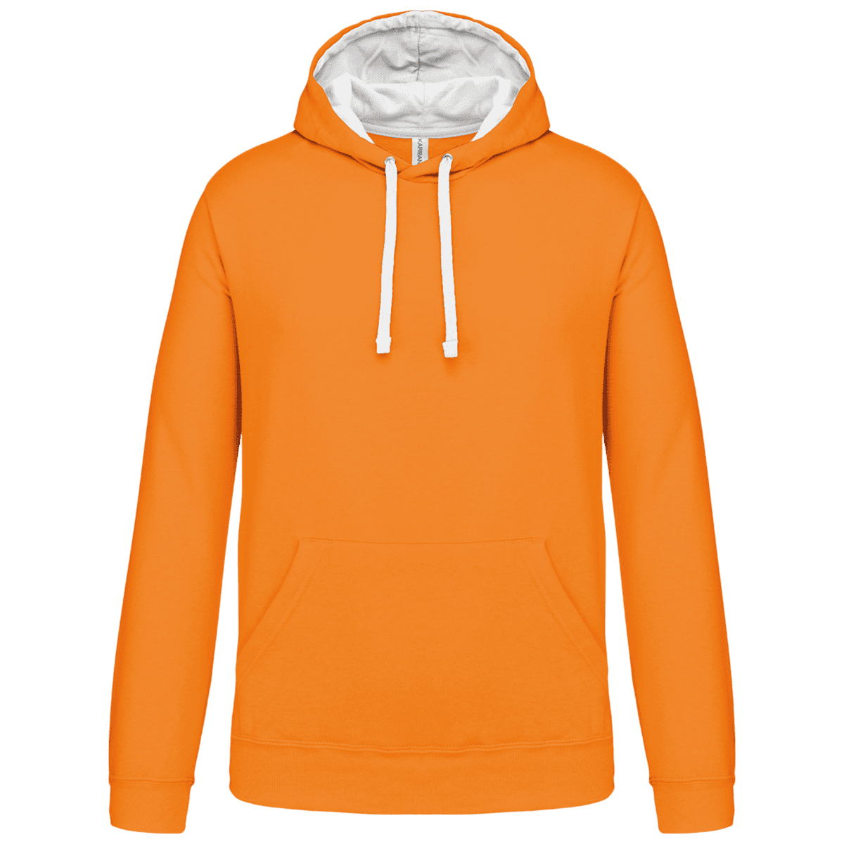 Sweater met contrasterende capuchon
