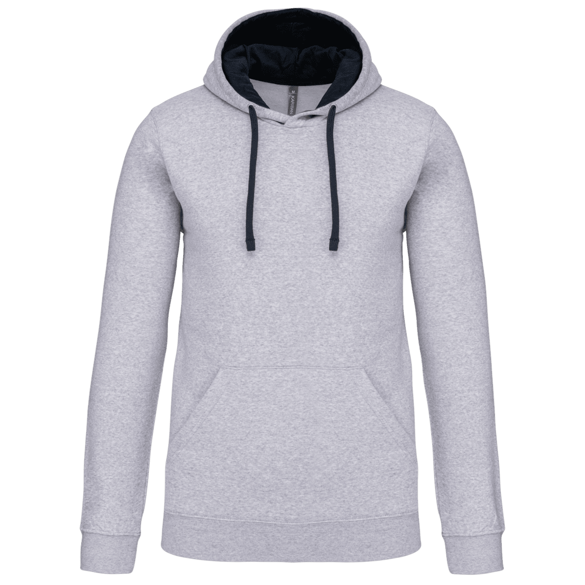 Sweater met contrasterende capuchon