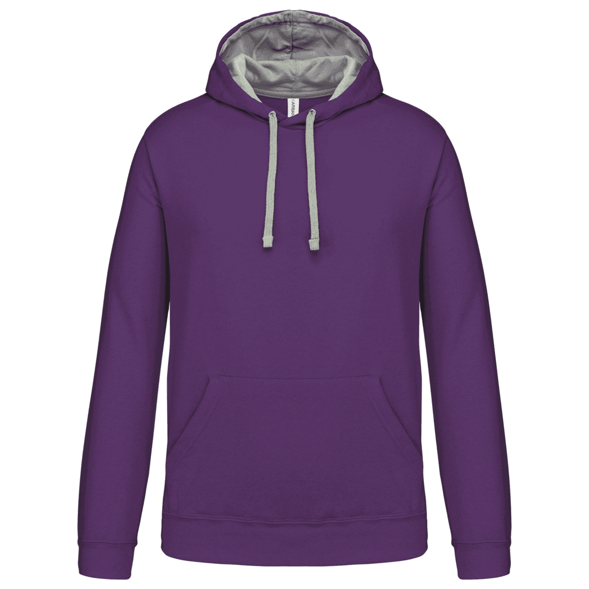 Sweater met contrasterende capuchon
