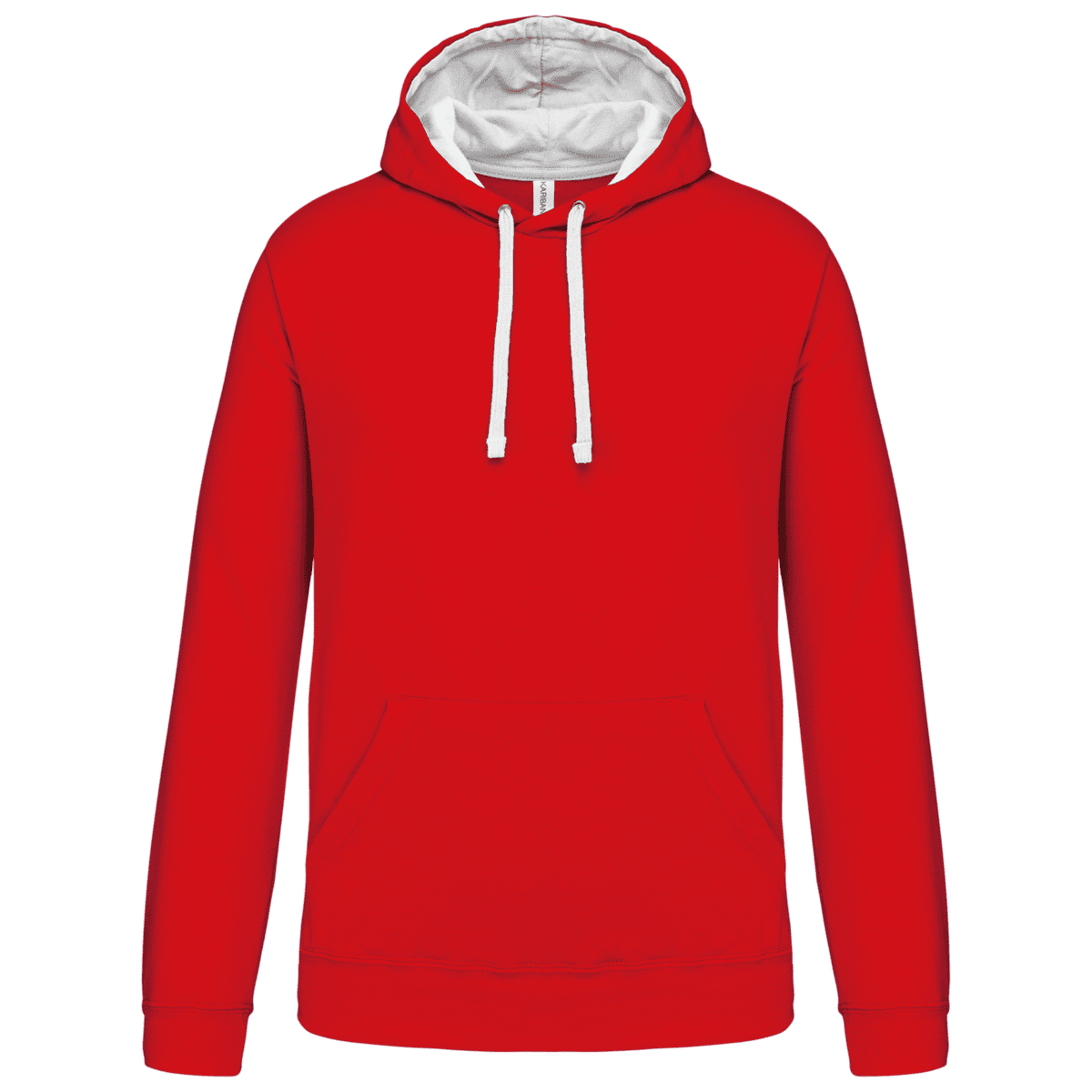 Sweater met contrasterende capuchon