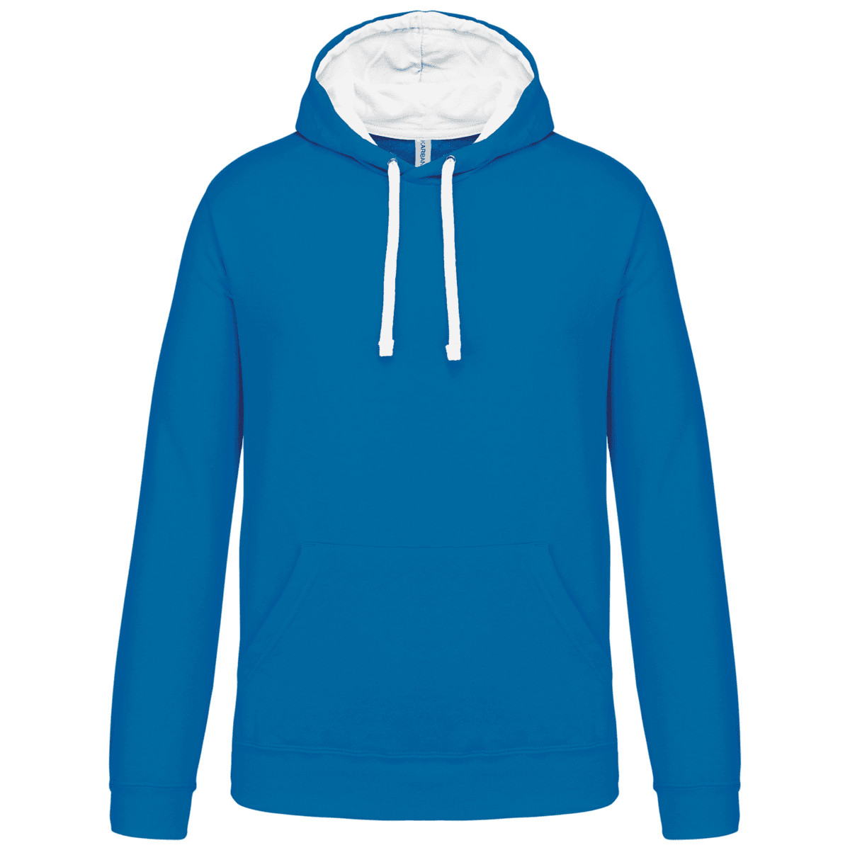 Sweater met contrasterende capuchon