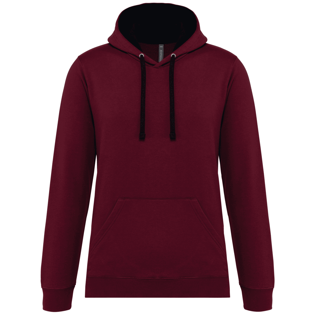 Sweater met contrasterende capuchon
