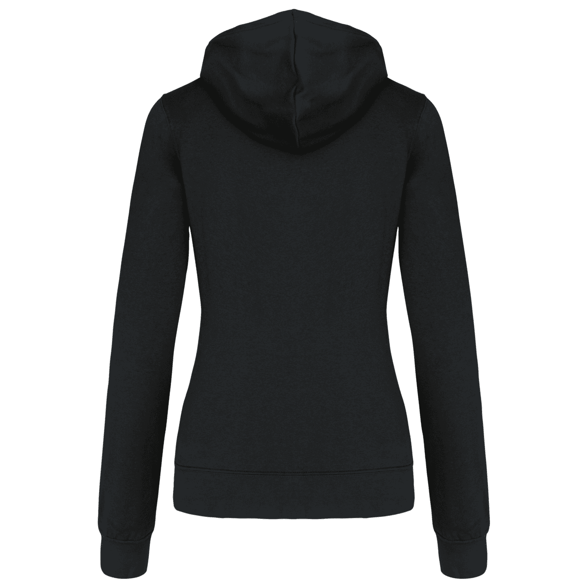 Damessweater met capuchon in contrasterende kleur - Afbeelding 8