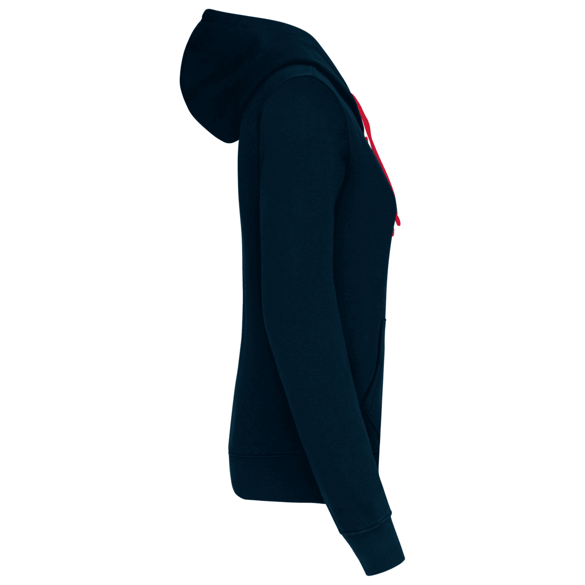 Damessweater met capuchon in contrasterende kleur - Afbeelding 24