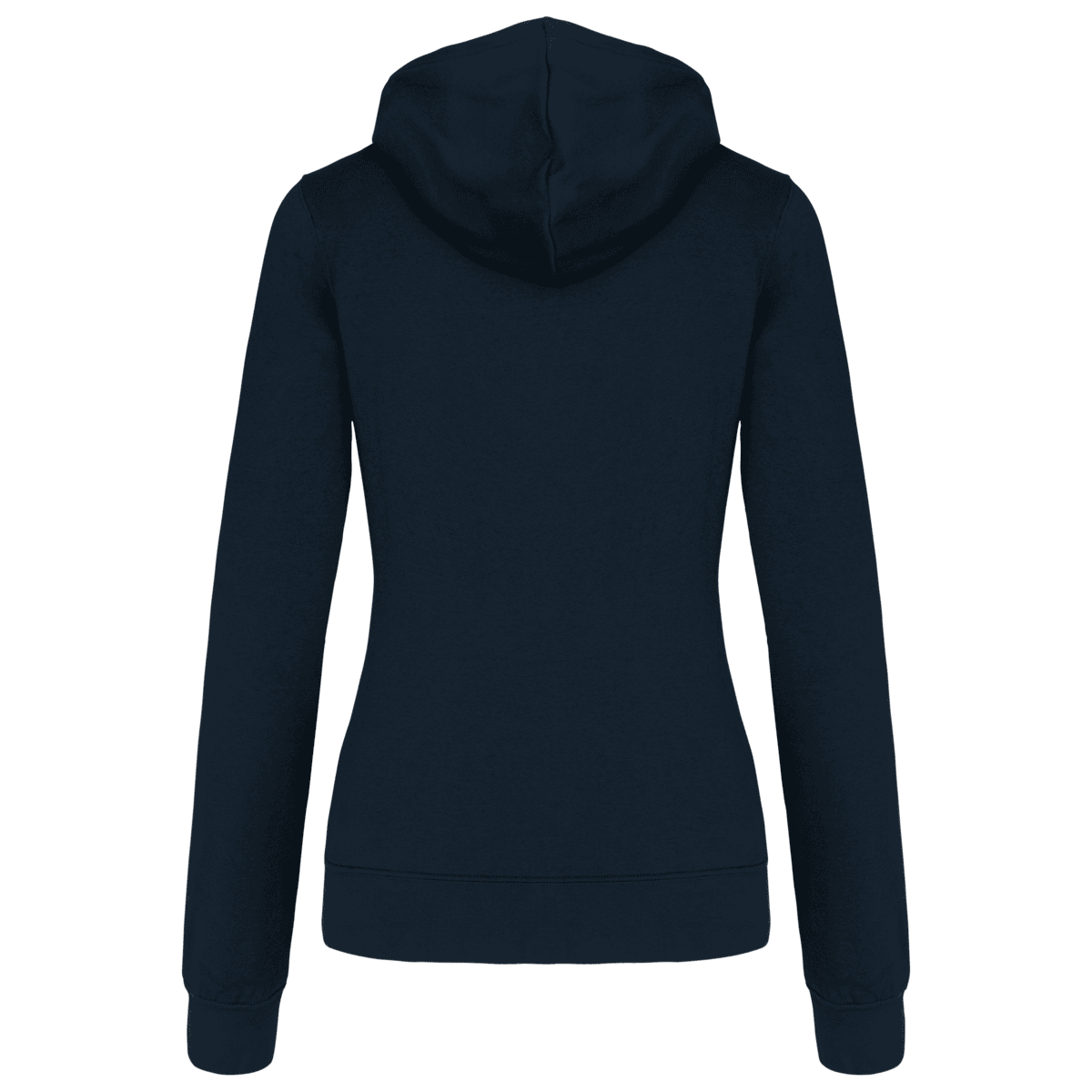 Damessweater met rits en capuchon in contrasterende kleur - Afbeelding 11
