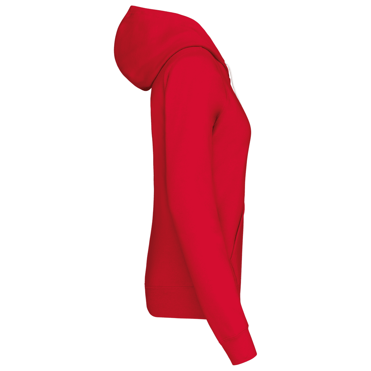 Damessweater met rits en capuchon in contrasterende kleur - Afbeelding 18