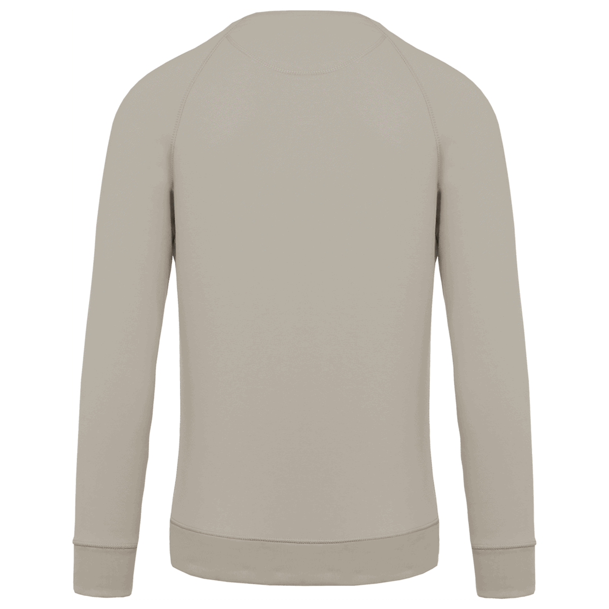 Herensweater BIO ronde hals raglanmouwen