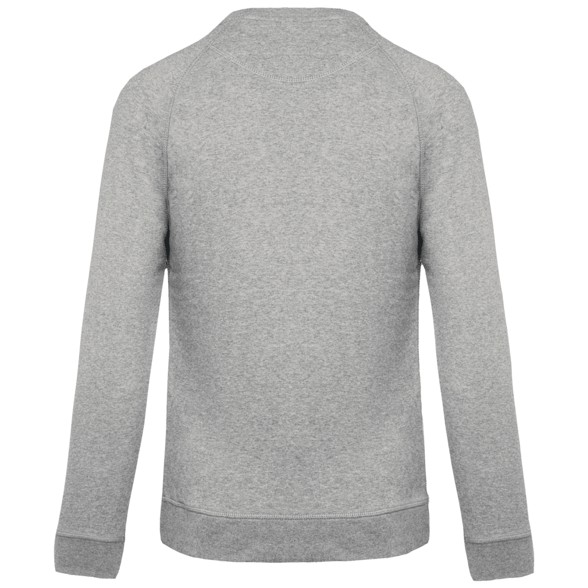 Herensweater BIO ronde hals raglanmouwen