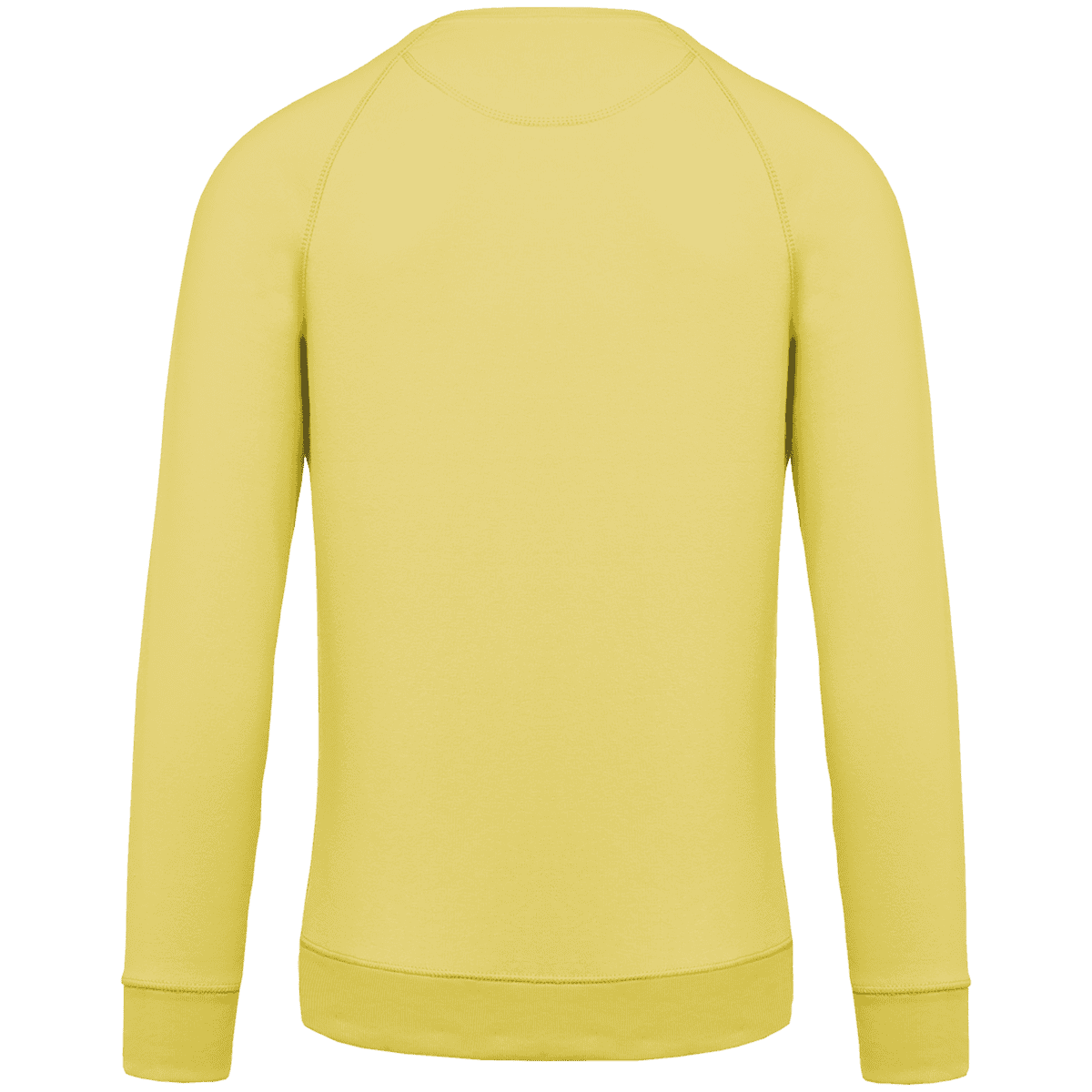 Herensweater BIO ronde hals raglanmouwen