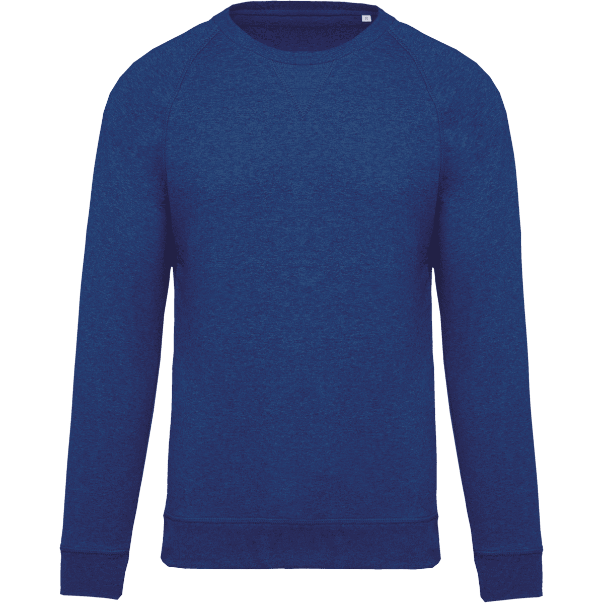 Herensweater BIO ronde hals raglanmouwen