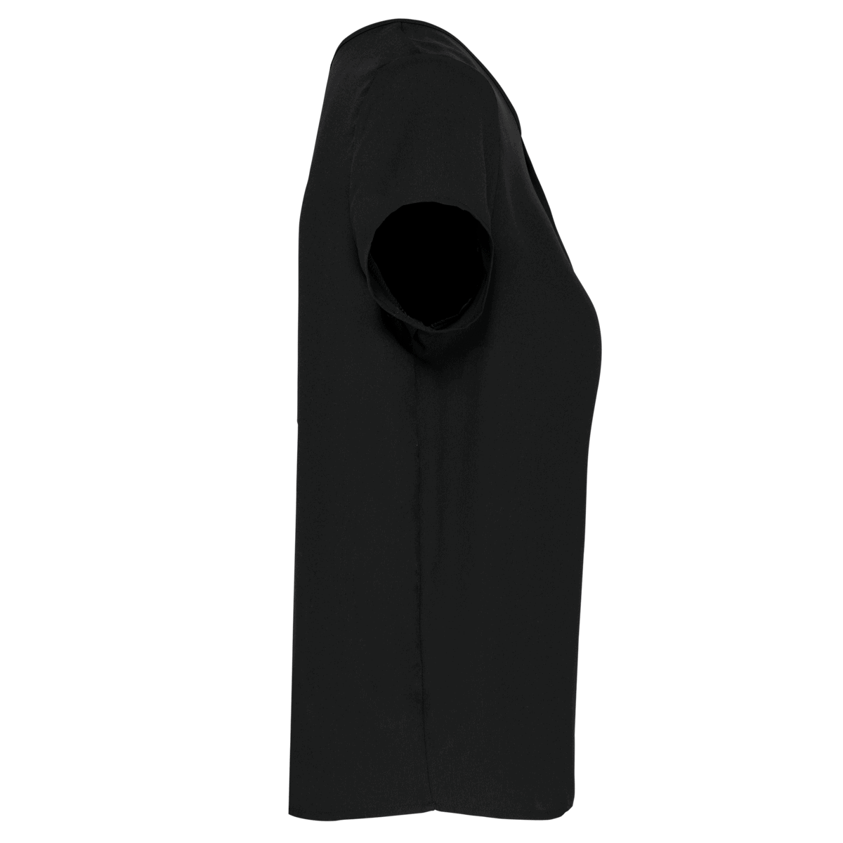 Damesblouse in crêpe met korte mouwen - Afbeelding 9