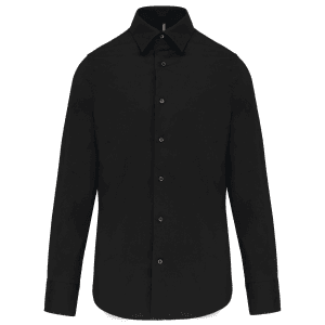 Heren stretch overhemd lange mouwen