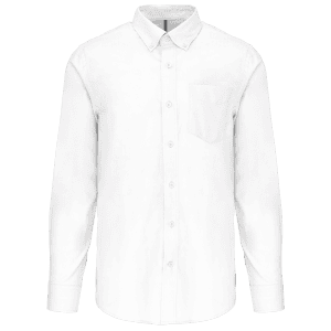 Heren Oxford overhemd lange mouwen