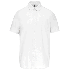 Heren Oxford overhemd korte mouwen