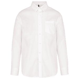 Heren non-iron overhemd lange mouwen