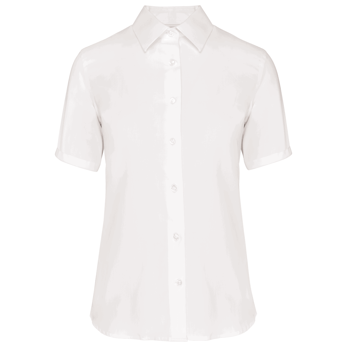 Dames non-iron blouse korte mouwen