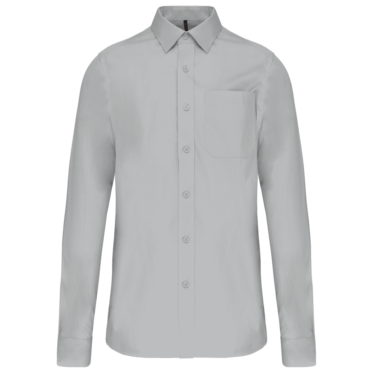 Heren poplin overhemd lange mouwen